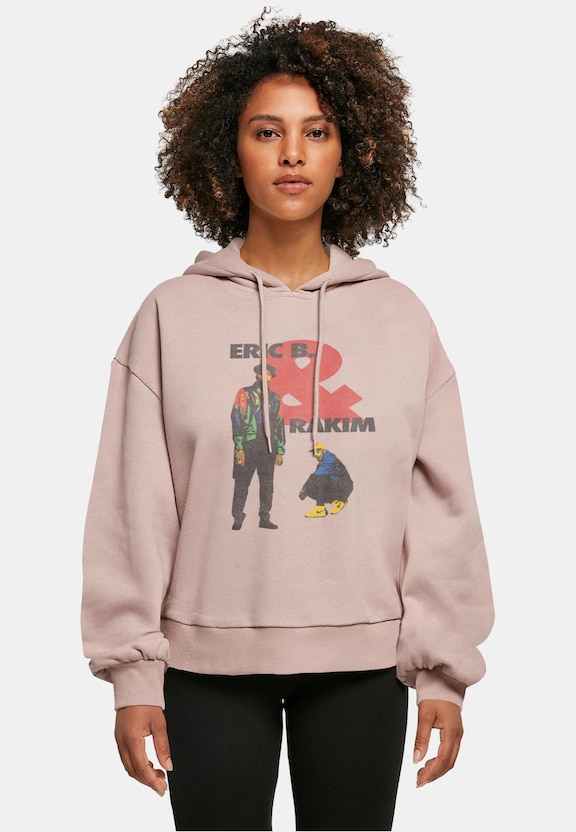 Ladies Eric B & Rakim - Don't Sweat The Technique Organic Oversized Hoody-0