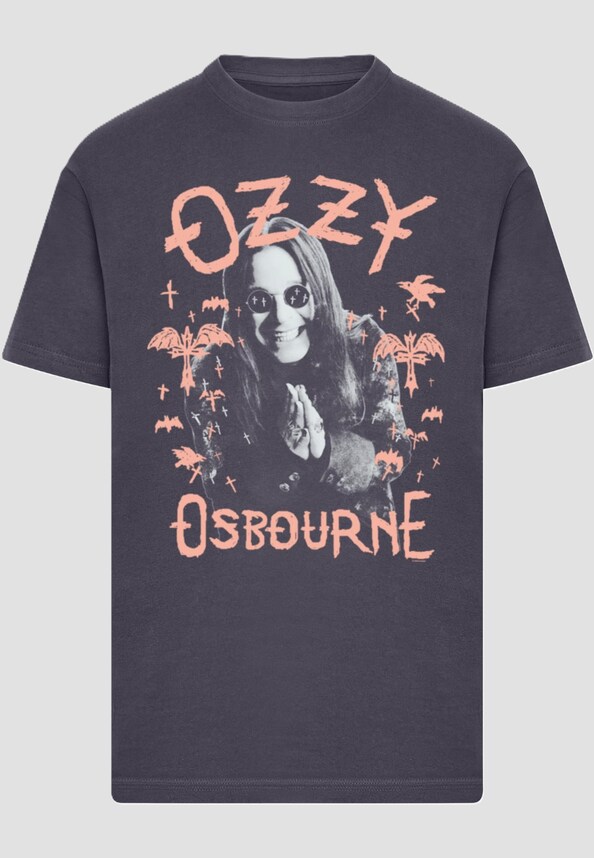 Ozzy Osbourne - Pink Bat T-Shirt-2
