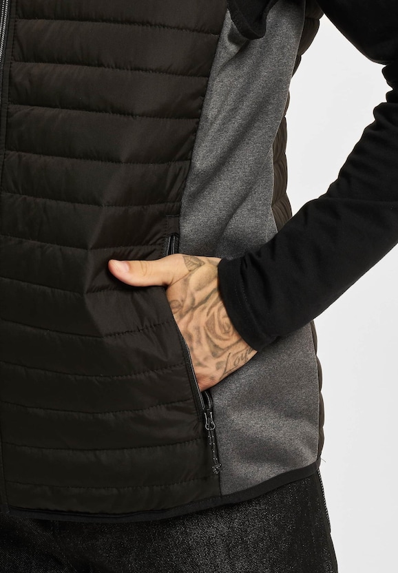 Jack & Jones Multi Bodywarmer Collar Vest-3