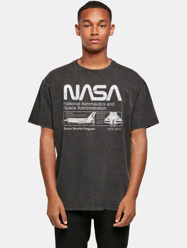 Nasa - Space Shuttle Program Acid Washed Oversize -0