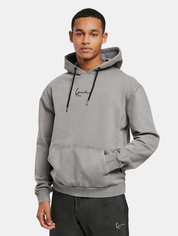Karl Kani Small Signature OS Hoodie bleached-0