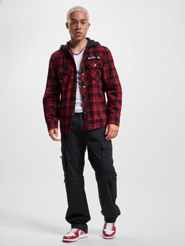 Iron Maiden Checkshirt Sweathood Eddy-6