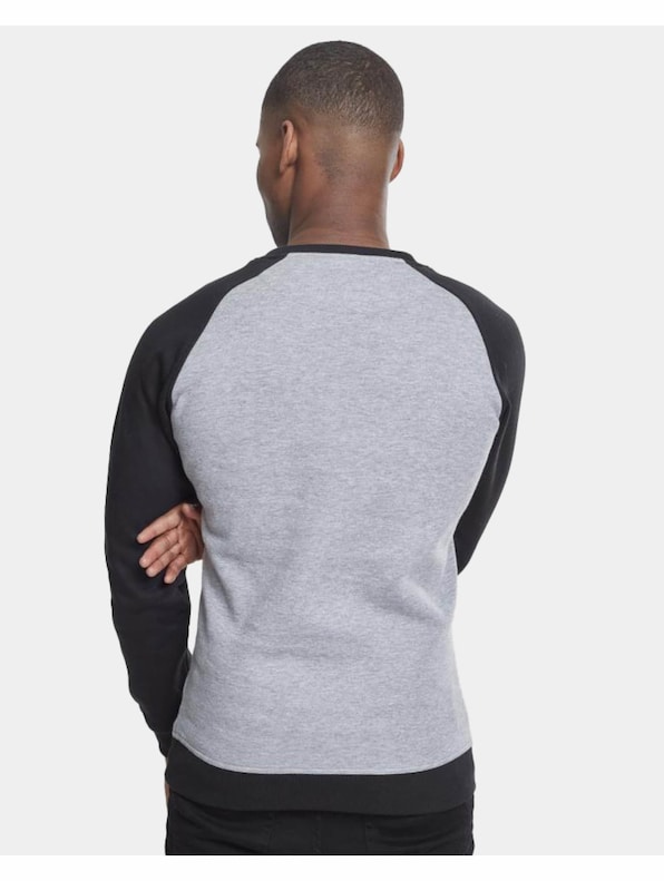 Urban Classics 2 Tone Raglan Crewneck Pullover-1