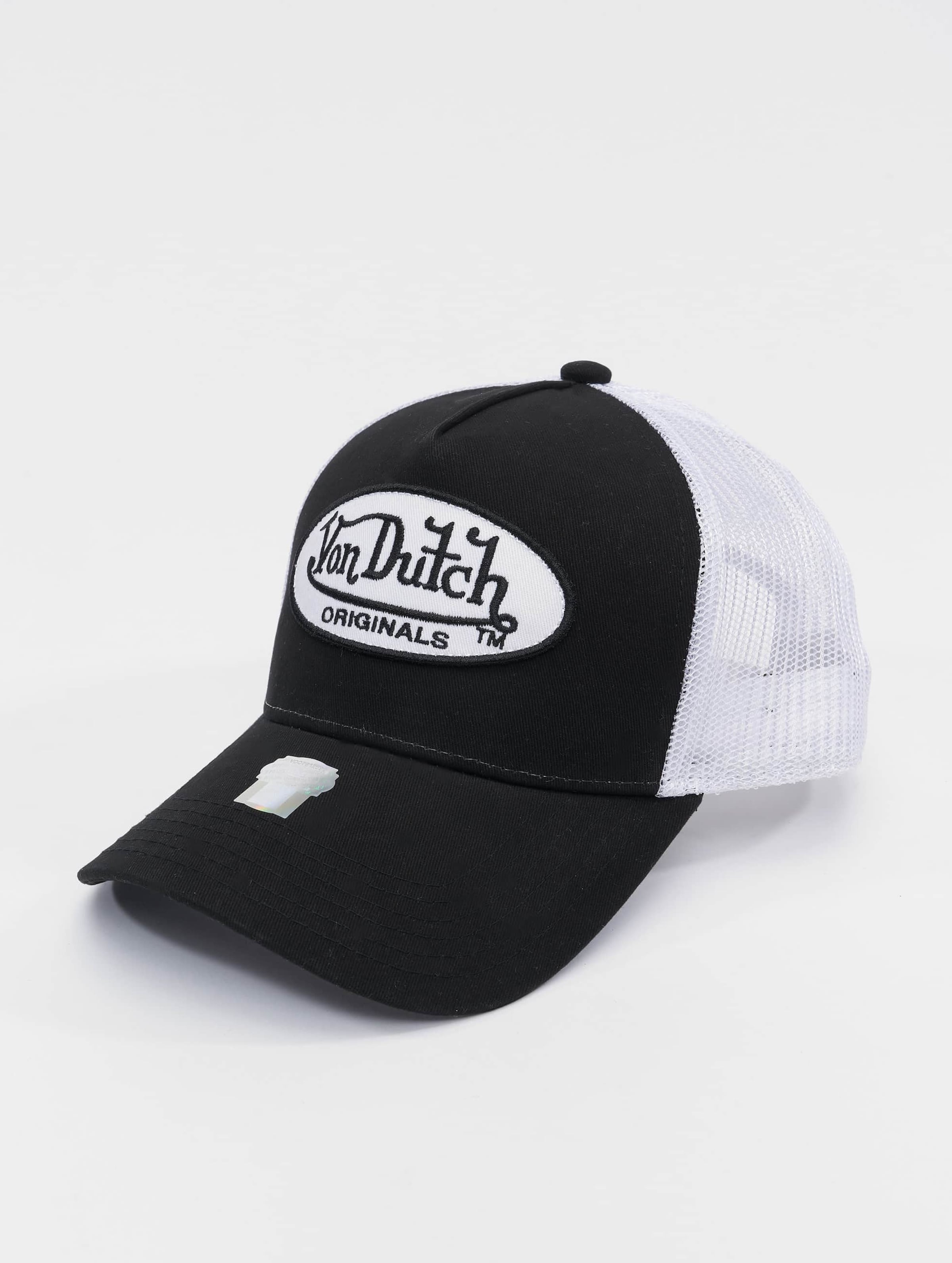 Von Dutch Pet - Zwart Wit - Fall '23 Collectie - One Size - Baseball Cap Heren - Trucker Cap - Pet Heren Volwassenen - Pet Dames - Petten