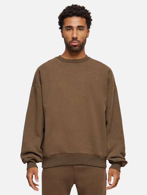 Prohibited Oversized Crew Neck Pullover-1