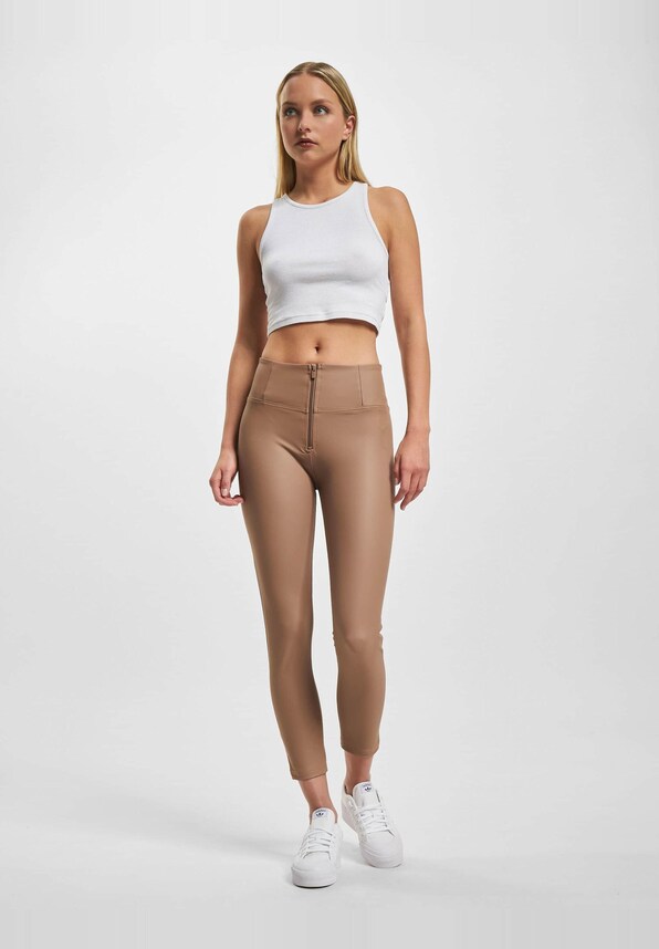 WRUP Vegan Leather Push Up 7/8 High Waist Super Skinny-5