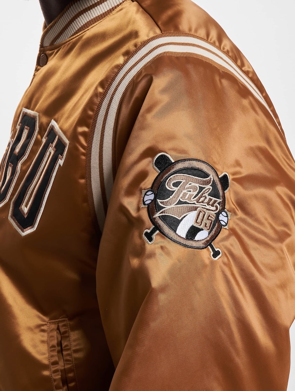 FM233-001-1 FUBU College Satin Varsity Jacket-5