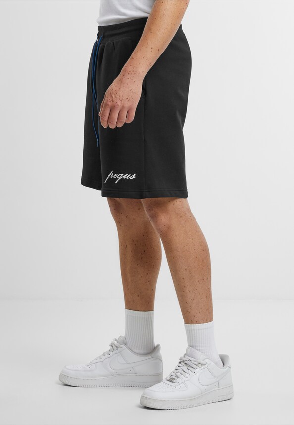 PEQUS Embroidery Logo Sweat Shorts-2