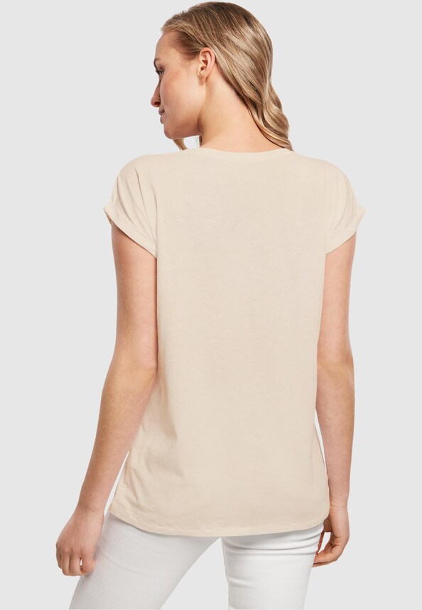 Ladies Kicks Love Extended Shoulder Tee-1
