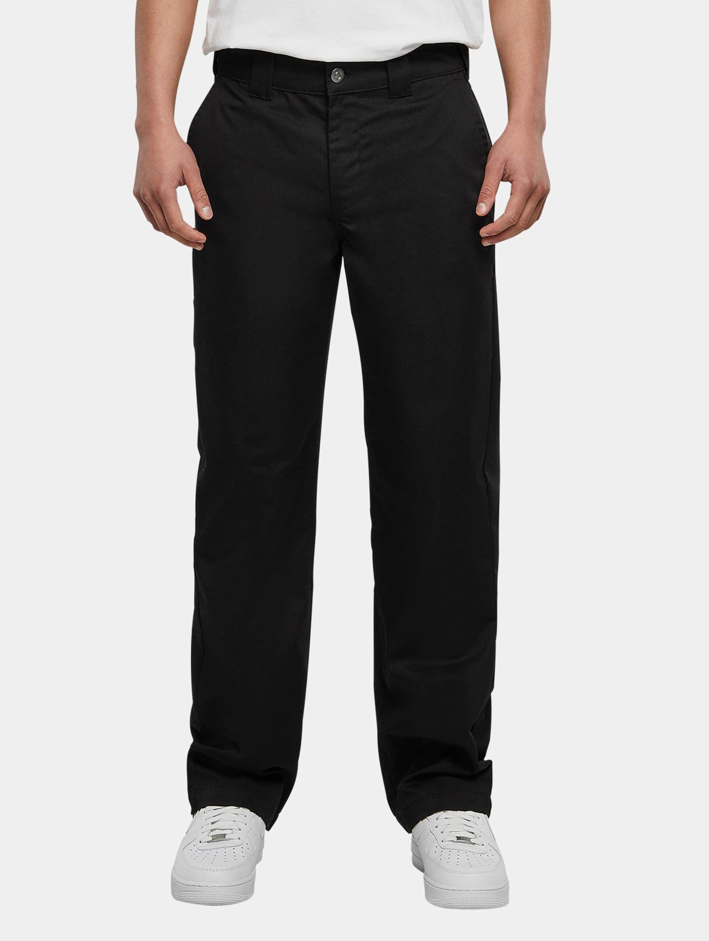 Urban Classics - Classic Workwear Broek rechte pijpen - Taille, 28 inch - Zwart