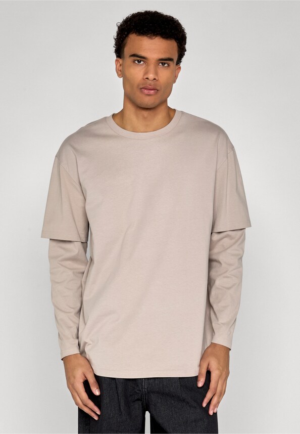 Oversized Shaped Double Layer -0