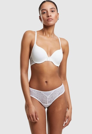 Ladies Padded Bra with Lace at Back