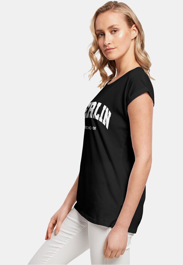 Ladies Berlin Wording - T-Shirt-2