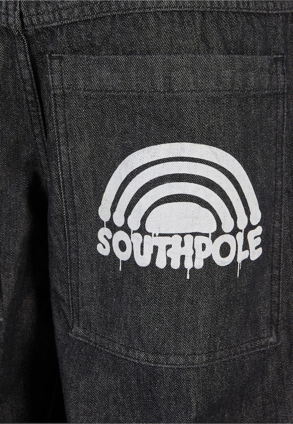 Southpole Spray Logo Denim-8