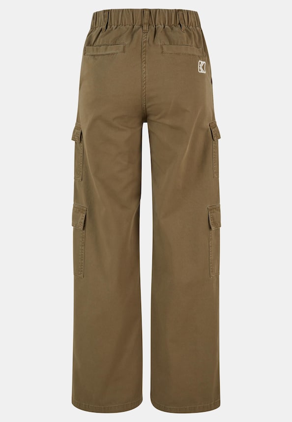 KW241-061-1 Karl Kani Small Signature Washed Cargo Pants-4