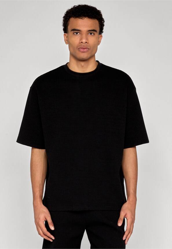 Thermal Waffle Tee-0