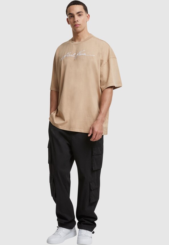KM242-048-5 KK Autograph Washed Boxy Tee-3