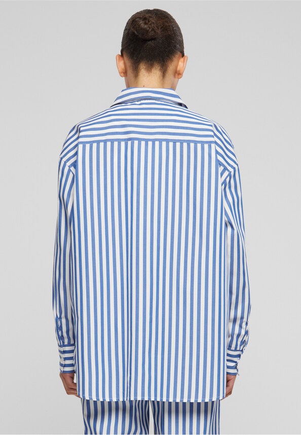 Ladies Striped Relaxed Shirt-1