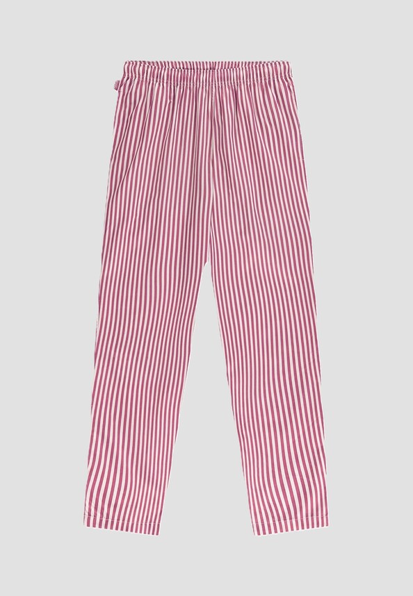 Pink Striped Pyjama Pants-0