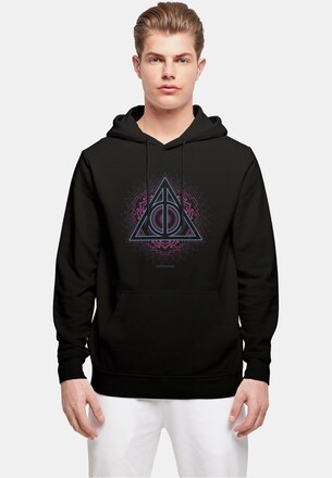 Harry Potter - Neon Deathly Hallows Basic Hoody