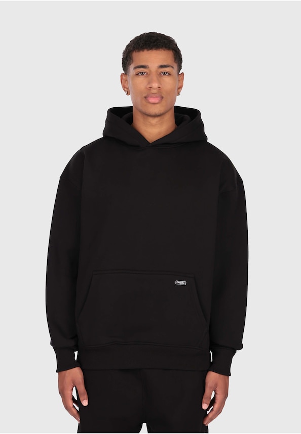 SPLIT FROTTEE EMBO HOODIE-0