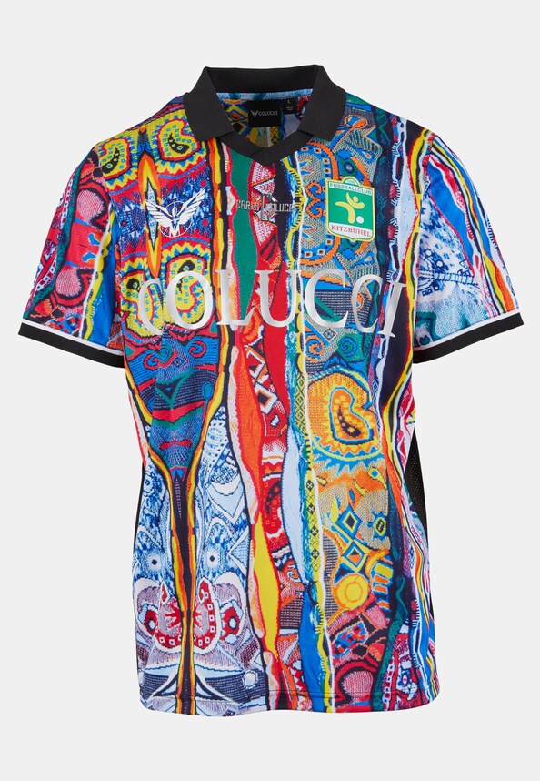 POLO NECK SOCCER JERSEY COLOR BLOCK-2