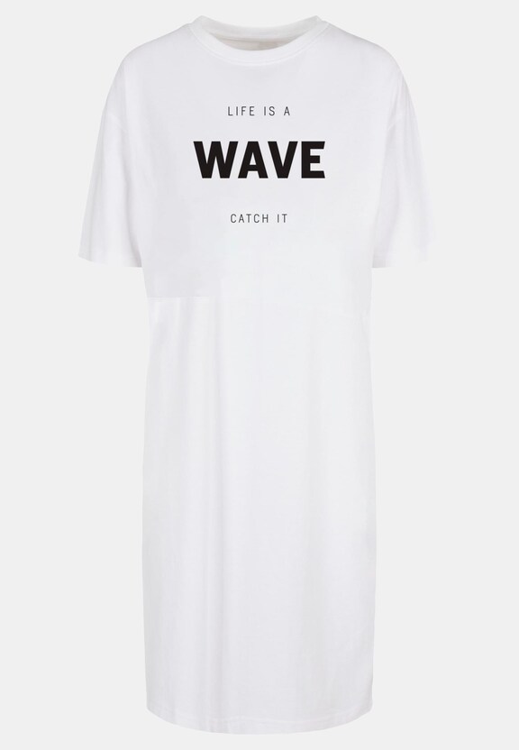 Ladies Summer - Life is a wave Oversized Slit-2