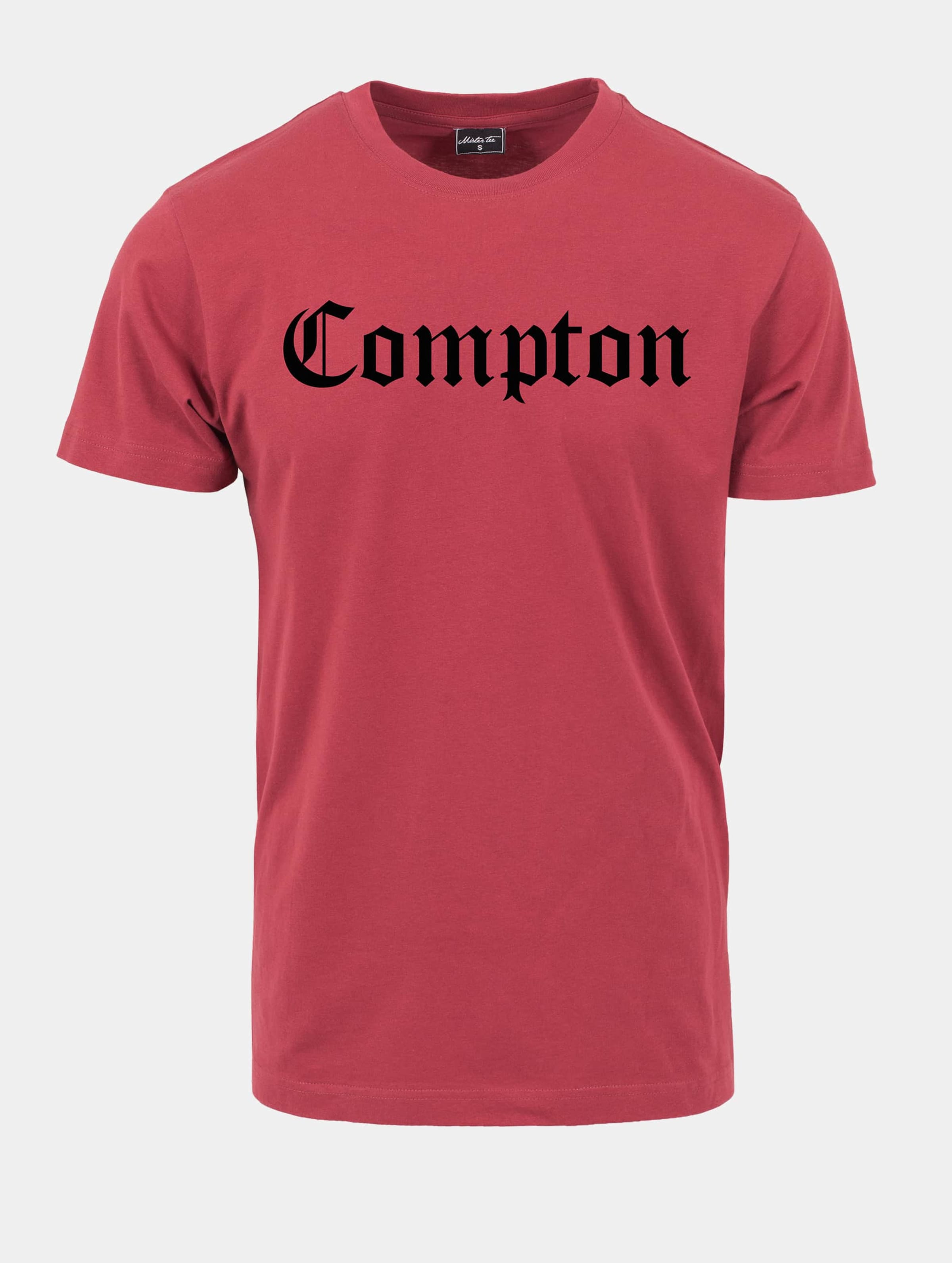 Mister Tee Compton Mannen op kleur rood, Maat XXL