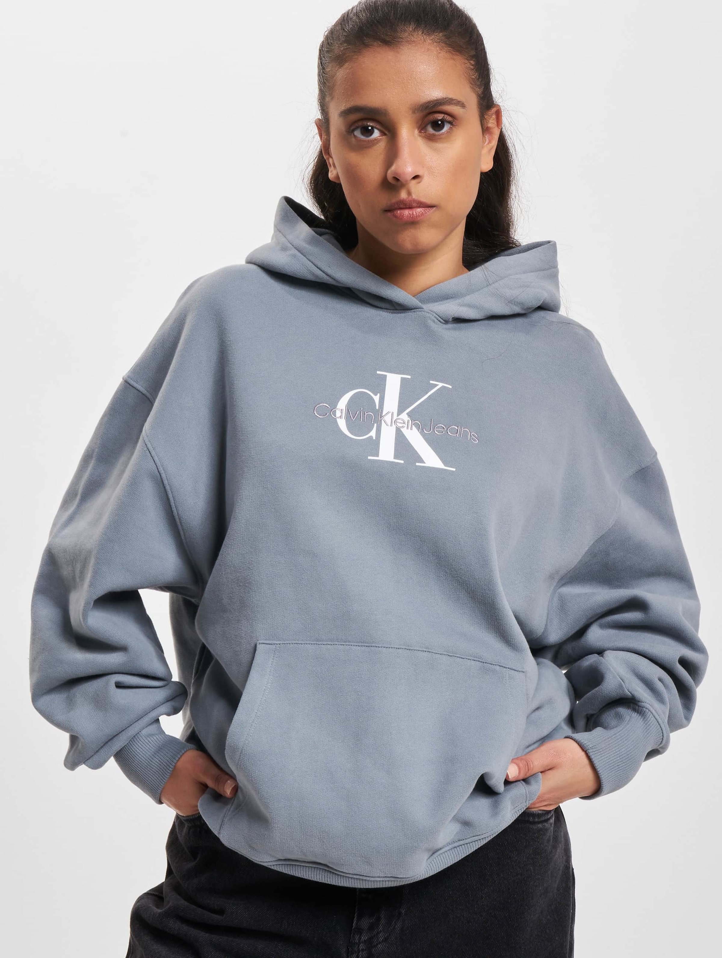 Calvin klein grey discount hoodie