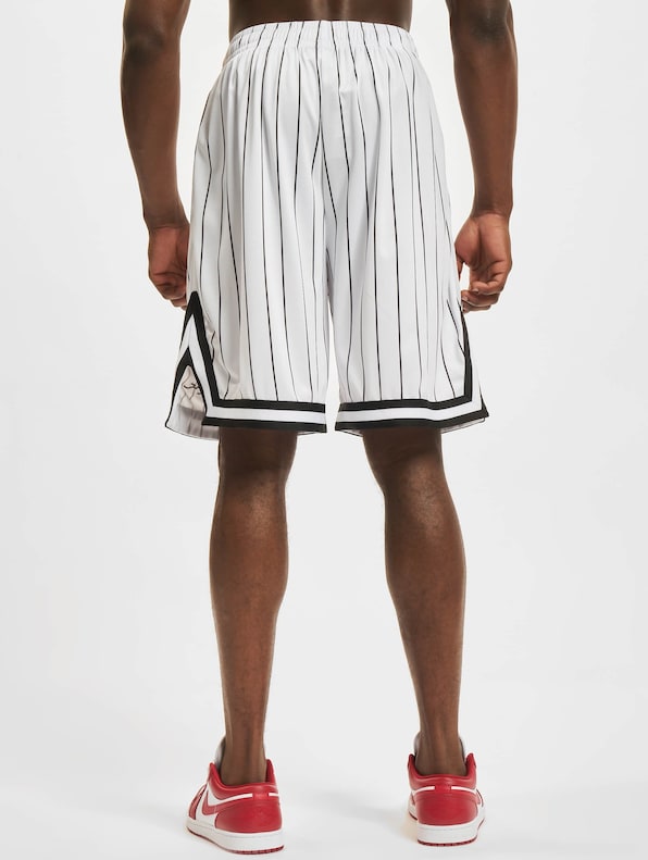 KM-PS011-002-02 Small Signature Pinstripe Mesh Shorts-1