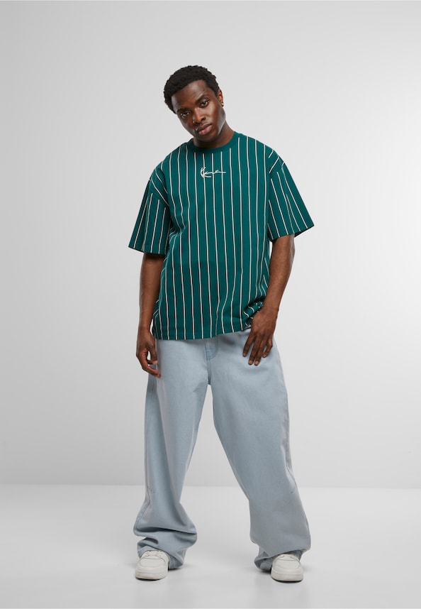 Small Signature Essential Pinstripe Tee-2