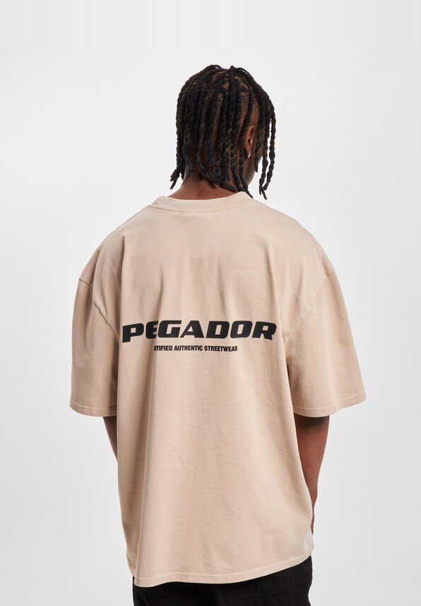 PEGADOR Colne Logo Oversized T-Shirts-1