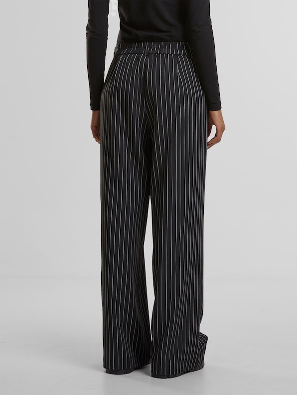 Ladies Pinstripe Wide Leg -1