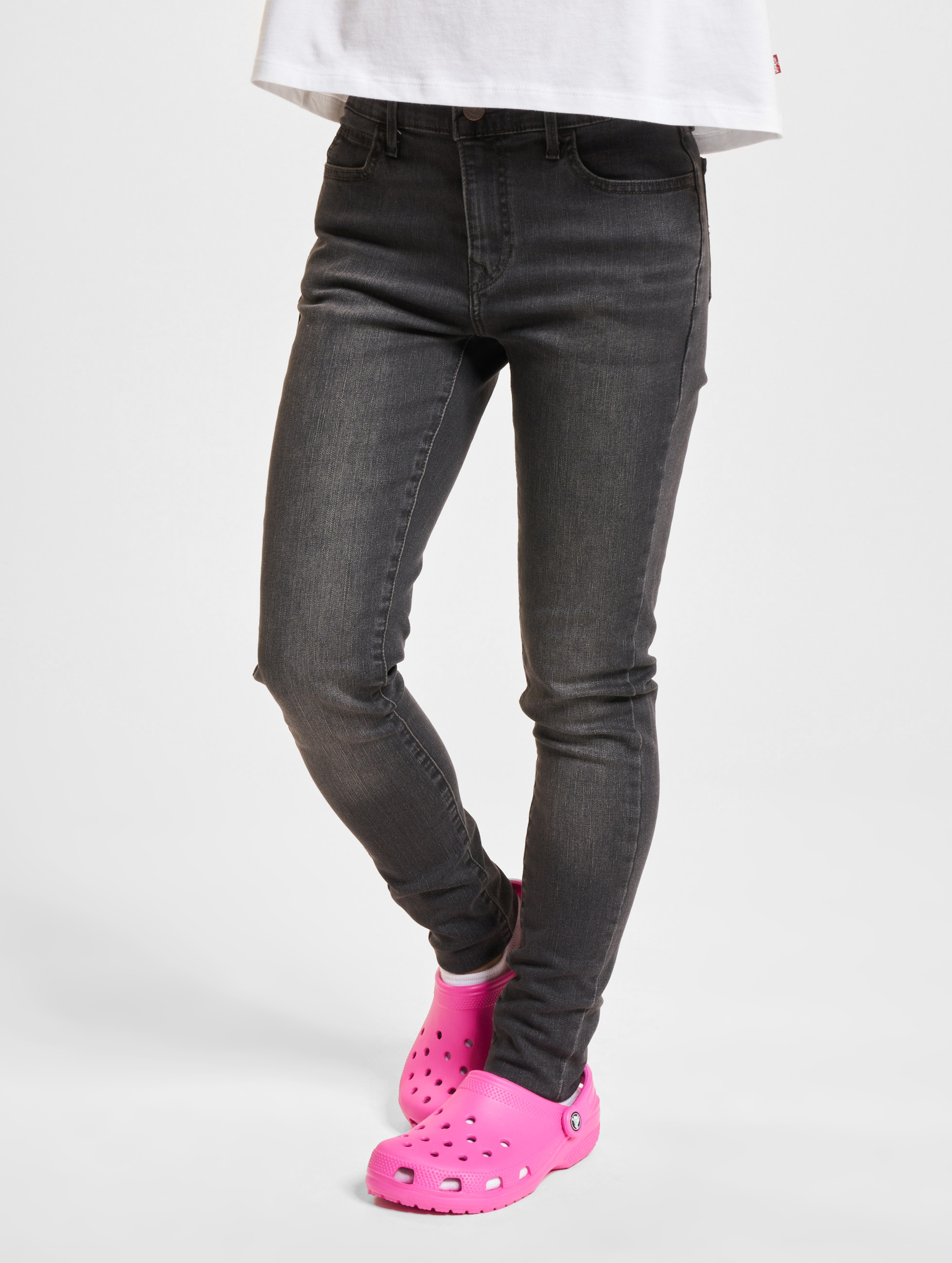Levi's 710 Super Skinny Fit Jeans Frauen,Unisex op kleur grijs, Maat 3032