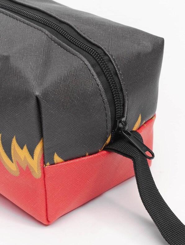 Flame Print Cosmetic Pouch-3