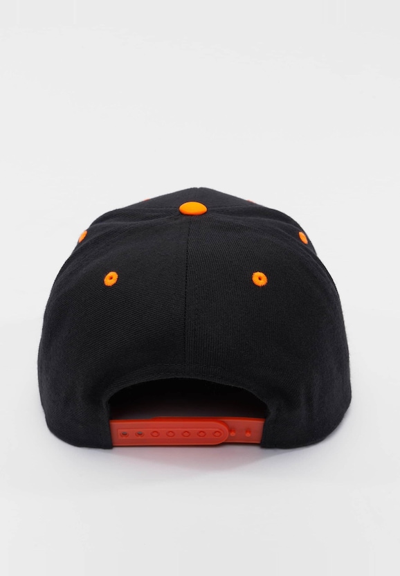 Flexfit Classic Two Tone Snapback Cap Black/Neon-1