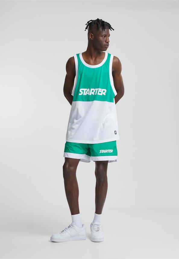 Starter Split Mesh Tank Top-2