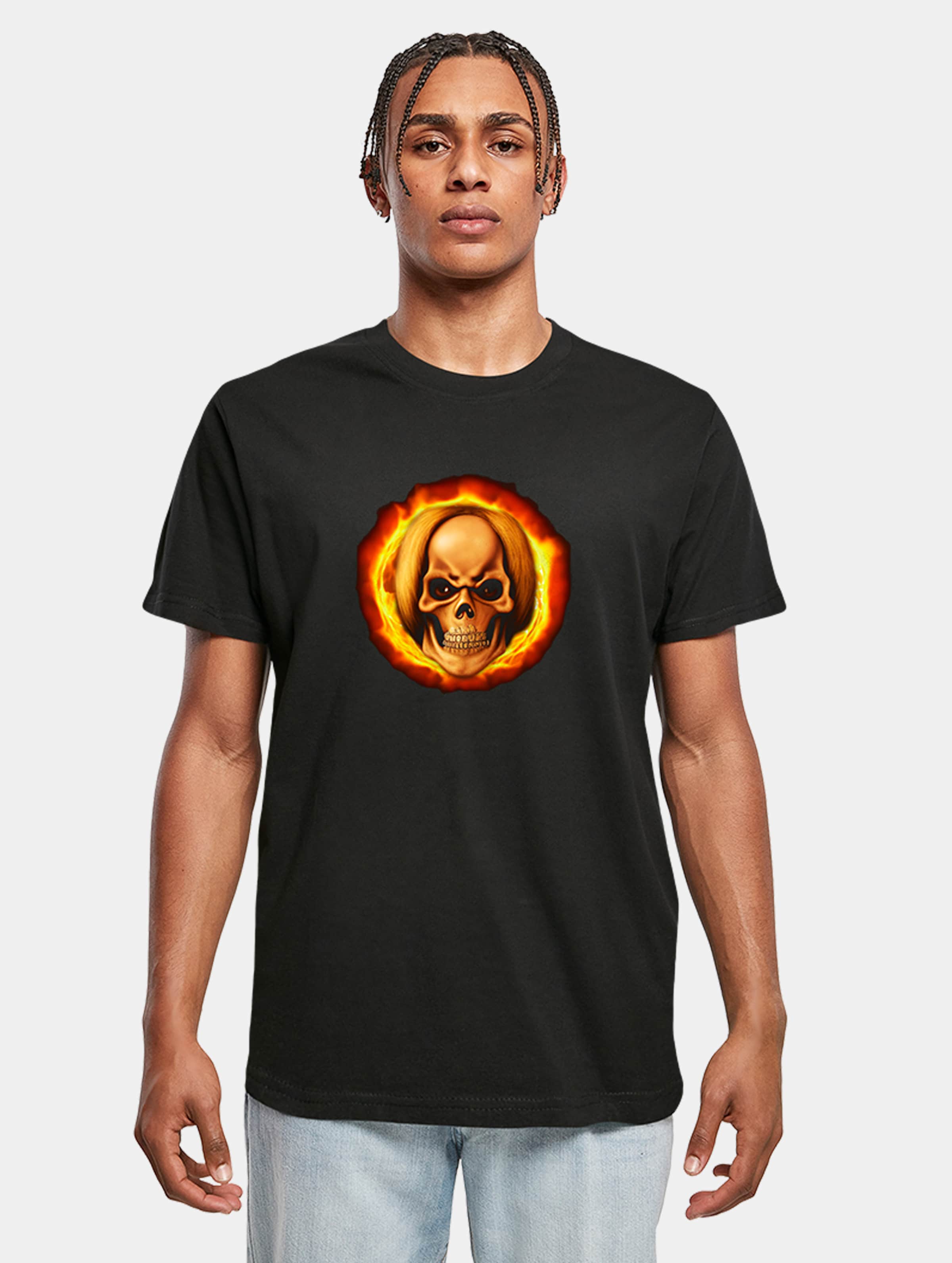 Mister Tee Heren Tshirt -XL- Sun Death Zwart