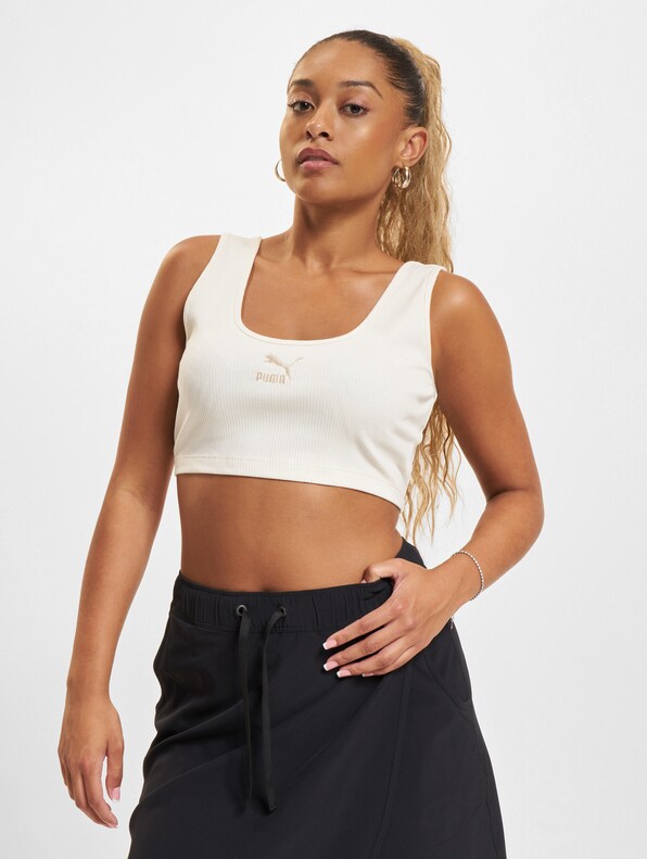 Classics Ribbed Crop-0