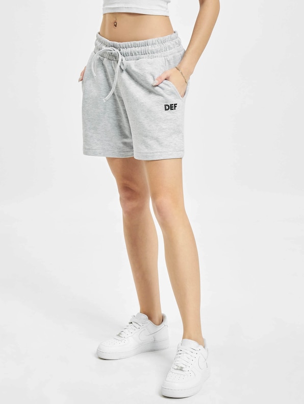 DEF Joy Shorts Light Grey-2