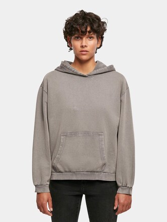 Build Your Brand Ladies Acid Washed Oversize Hoody