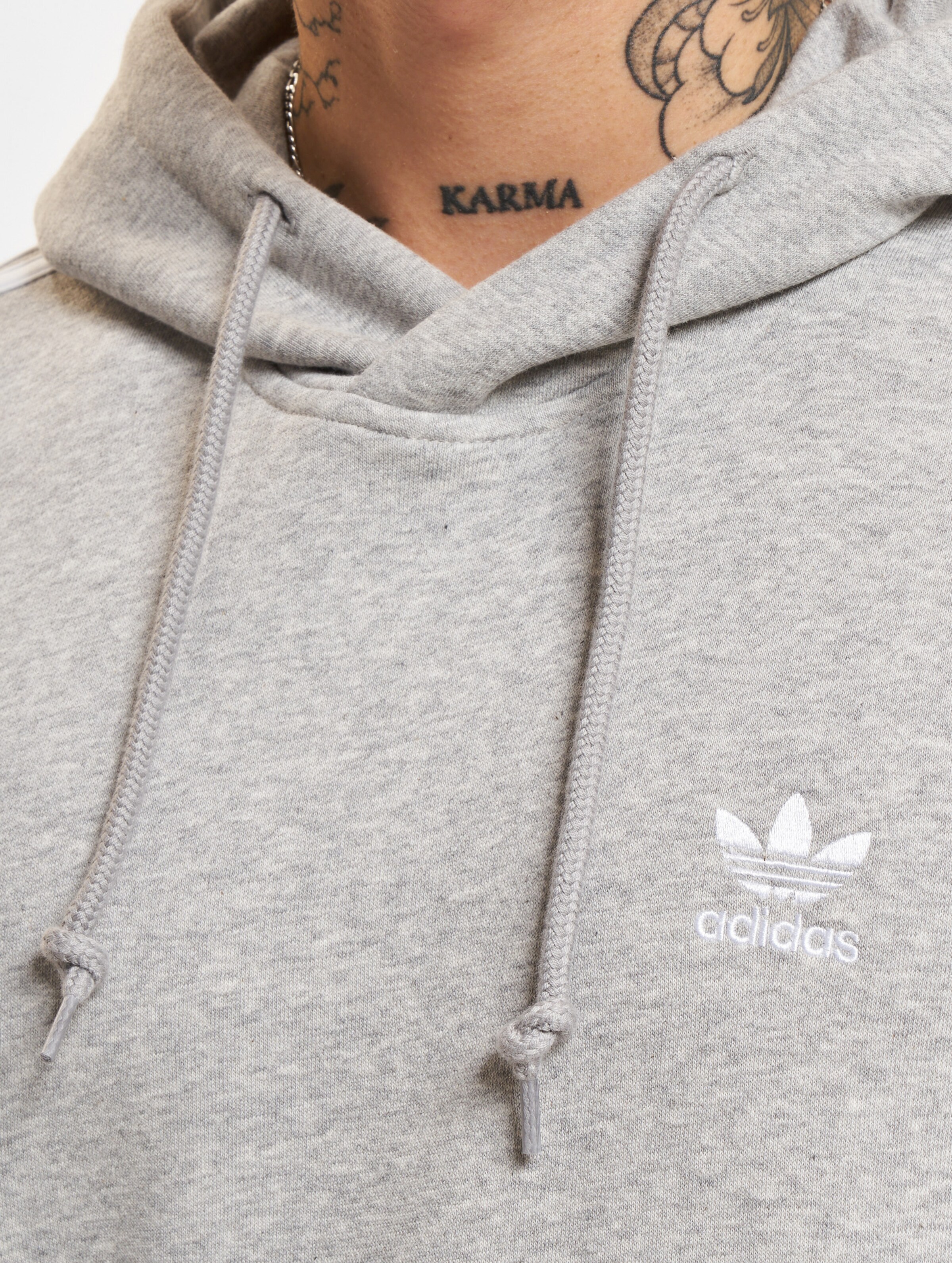 Adidas originals hoodie 3 stripe best sale