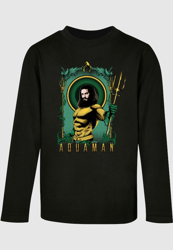 Kids Aquaman - Trident Longsleeve-0