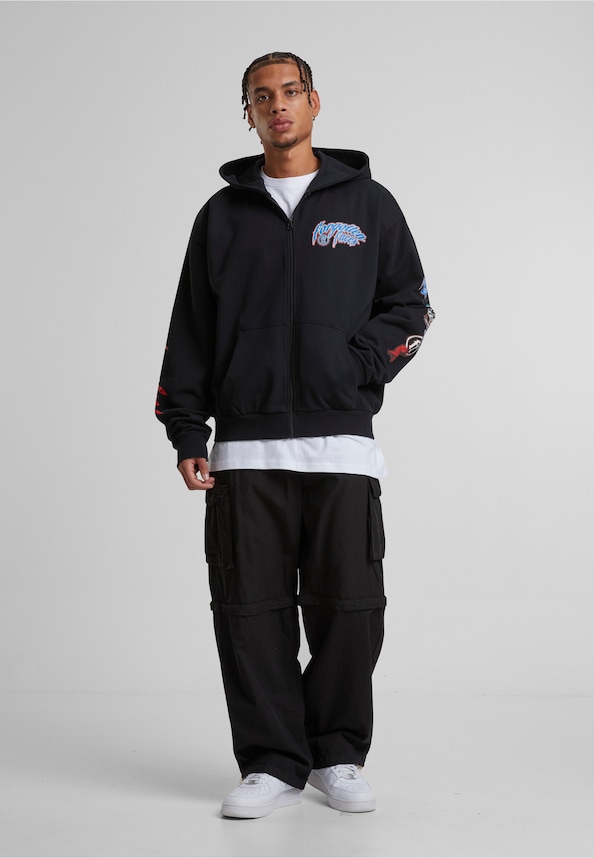 Courage Defines Oversize Zip Hoody-2