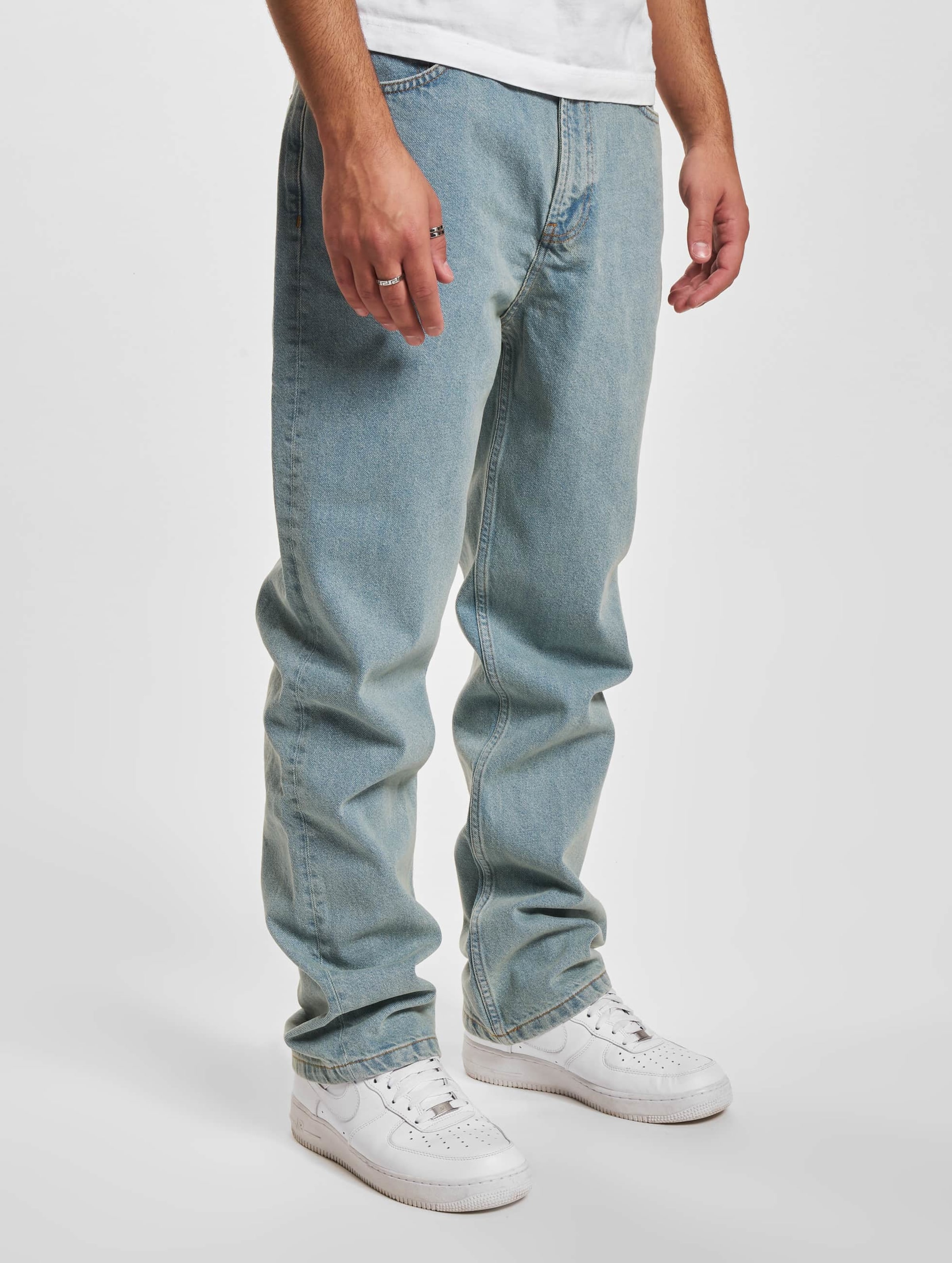 DEF Kant Straight Fit Jeans Mannen op kleur blauw, Maat 30