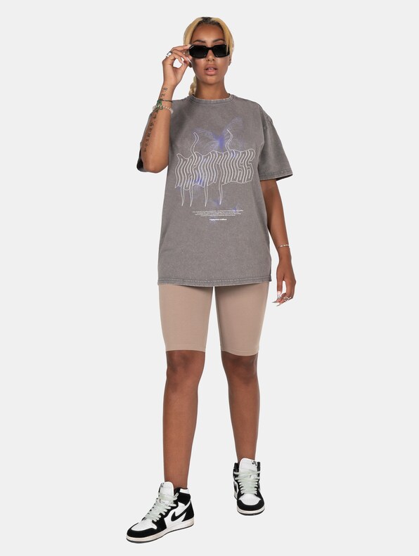 Ladies METAMORPHOSE V.5 Acid Washed Heavy Oversized Tee-4