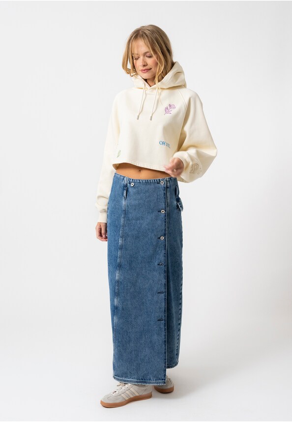 Cropped Hoodie Scribble-5