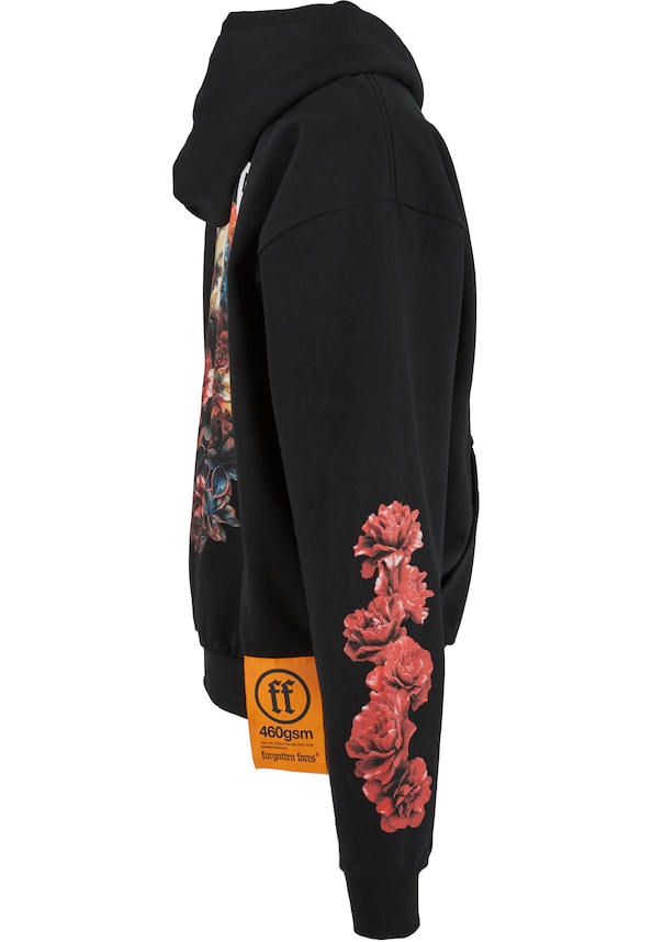 Overgrown Skull Oversize Zip Hoody-6