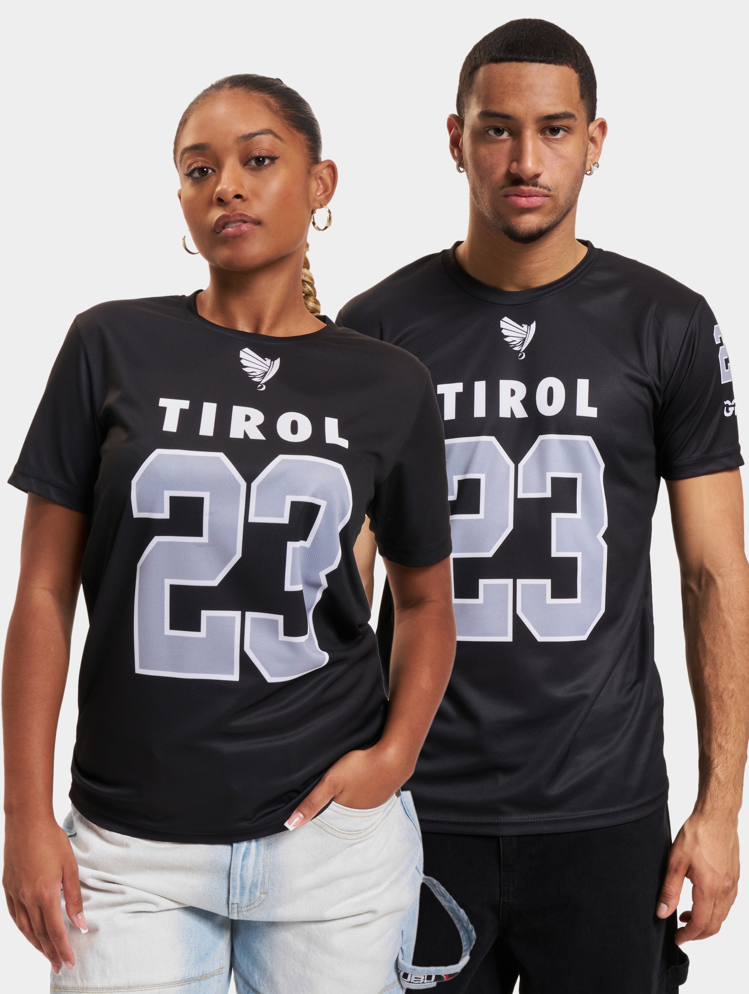 European League Of Football Tirol Raiders Fan Jersey Vrouwen op kleur zwart, Maat XL