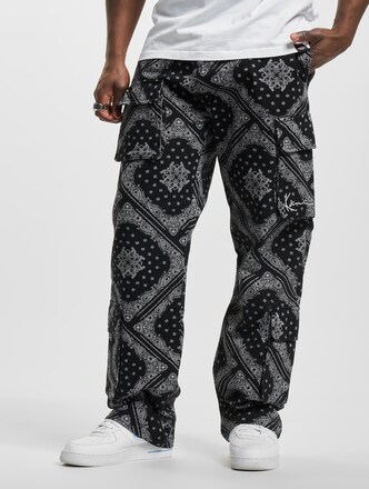 KK Small Signature Washed Paisley Cargo Pants